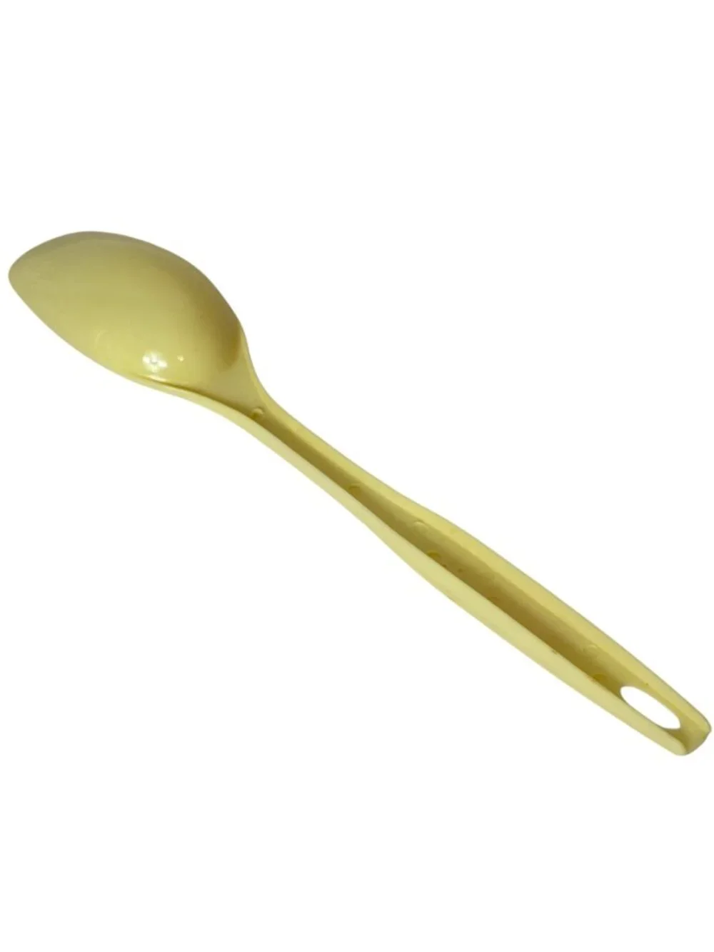 Vintage Harvest Gold Nylon Plastic Serving Mixing Spoon Yellow Kitchen Tool 10